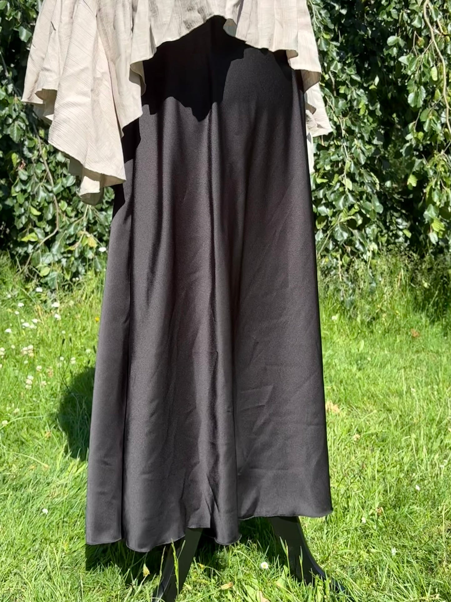 satin skirt