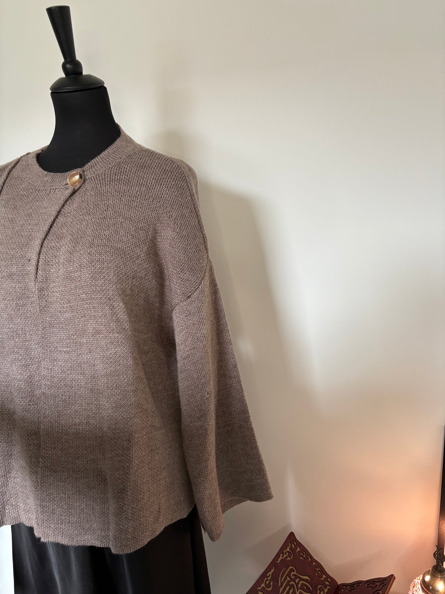 Jacke mit integriertem Schal