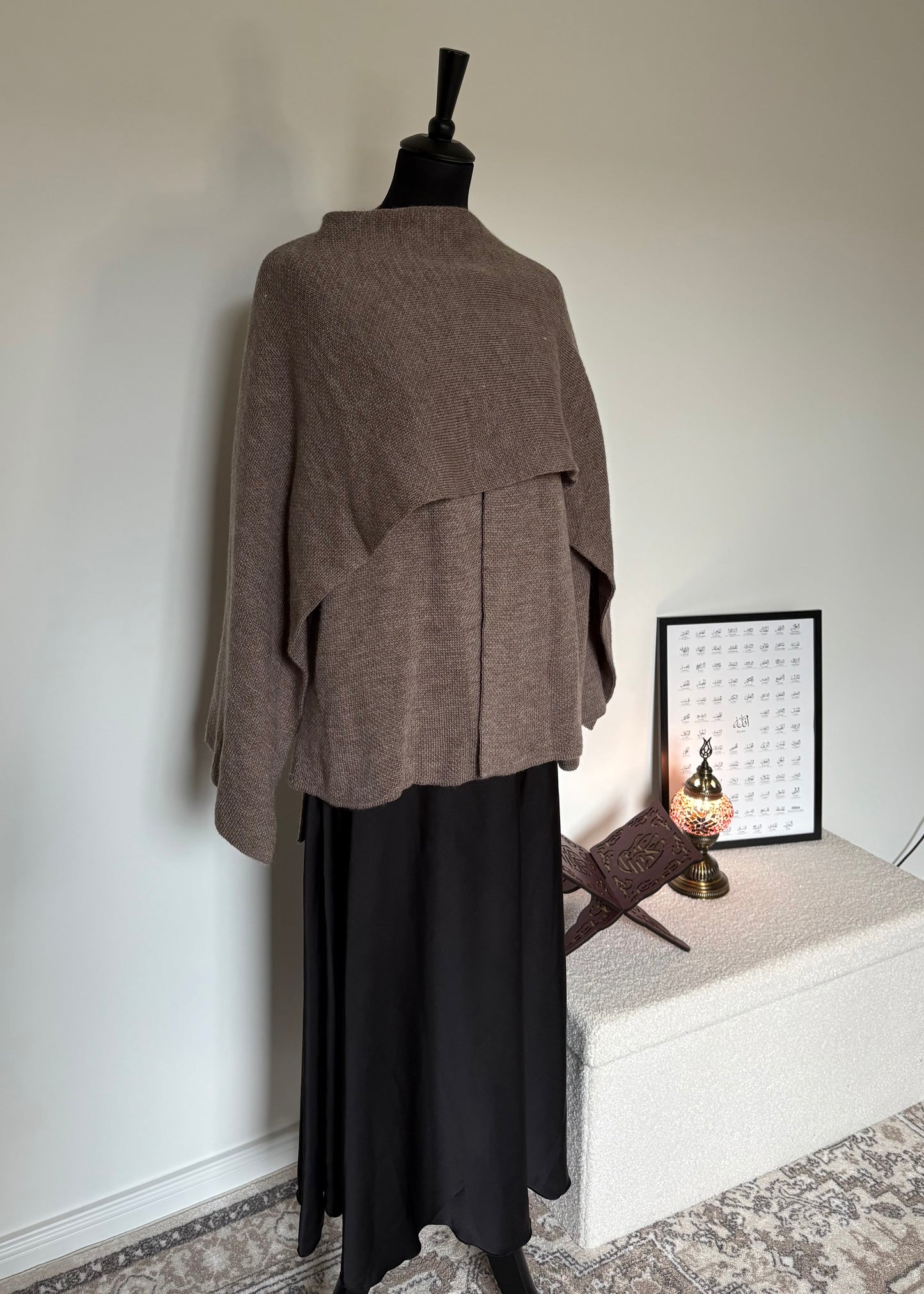 Jacke mit integriertem Schal