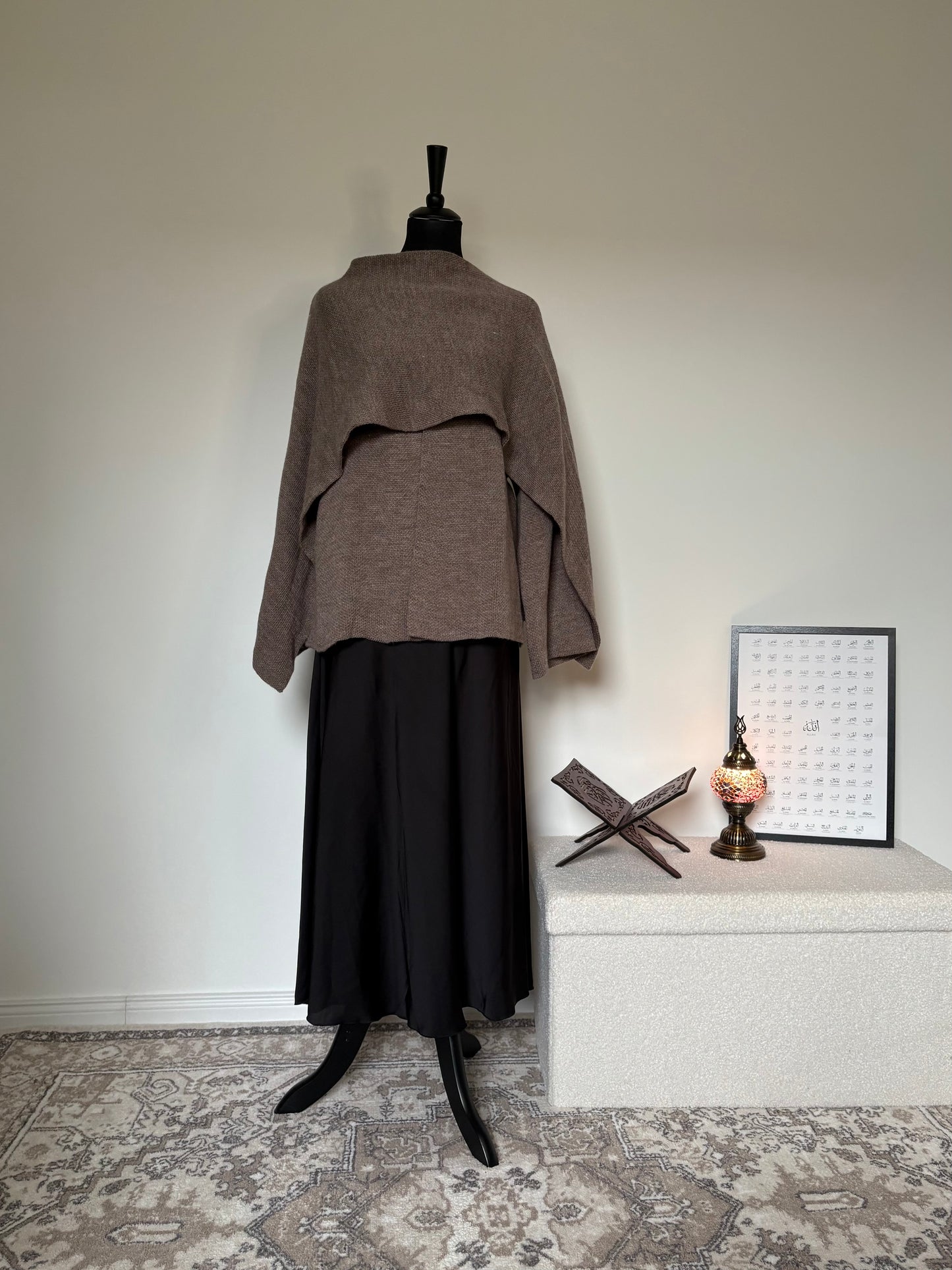 Jacke mit integriertem Schal