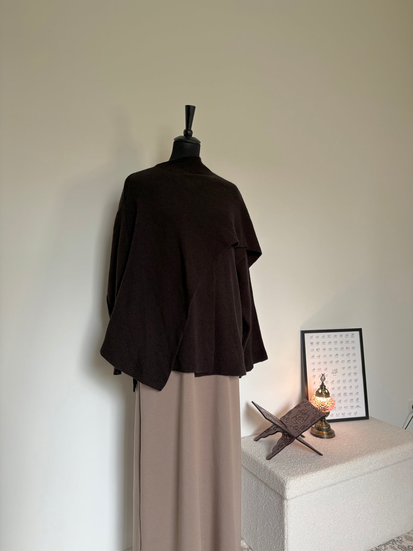 Jacke mit integriertem Schal