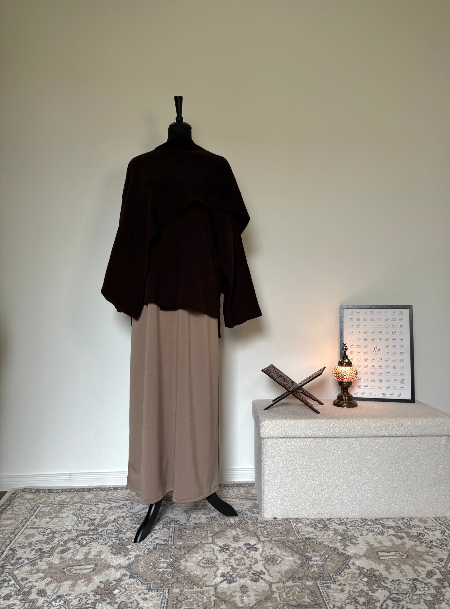 Jacke mit integriertem Schal