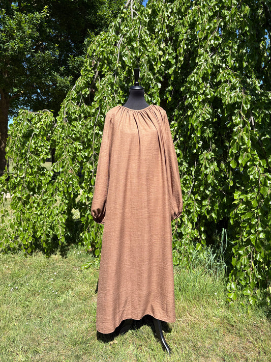 Abaya in Leinenoptik