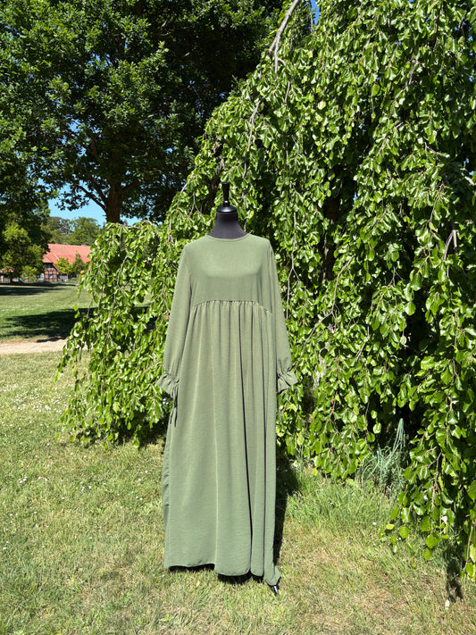 Schlichte Abaya mit Schleifen